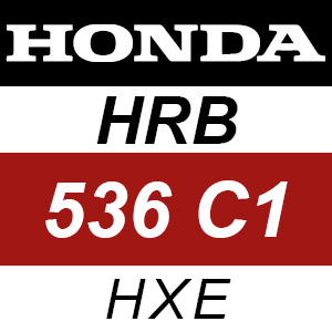 Honda HRB536C1 - HXE Rotary Mower Parts