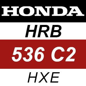 Honda HRB536C2 - HXE Rotary Mower Parts