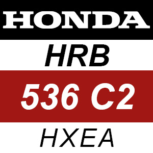 Honda HRB536C2 - HXEA Rotary Mower Parts