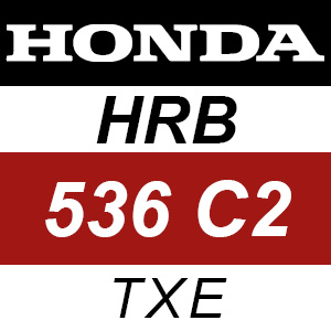 Honda HRB536C2 - TXE Rotary Mower Parts