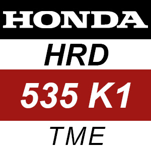 Honda HRD535K1 - TME Rotary Mower Parts
