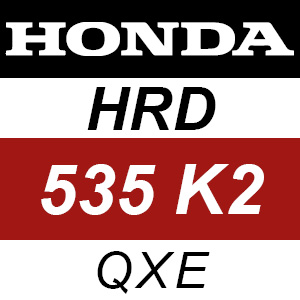 Honda HRD535K2 - QXE Rotary Mower Parts