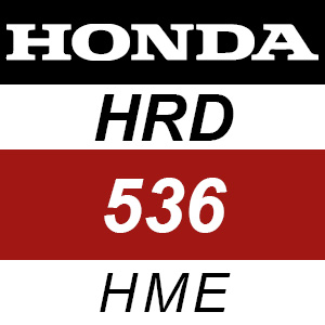 Honda HRD536 - HME Rotary Mower Parts