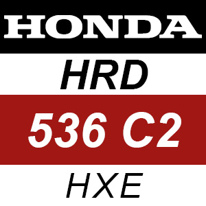 Honda HRD536C2 - HXE Rotary Mower Parts