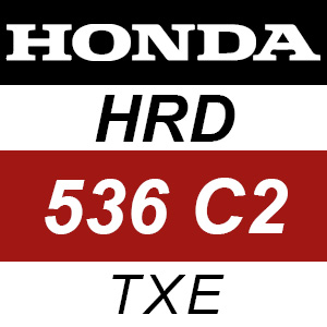 Honda HRD536C2 - TXE Rotary Mower Parts