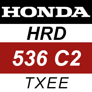 Honda HRD536C2 - TXEE Rotary Mower Parts