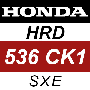 Honda HRD536CK1 - SXE Rotary Mower Parts