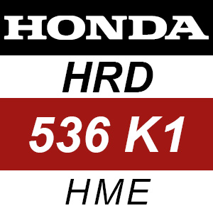 Honda HRD536K1 - HME Rotary Mower Parts