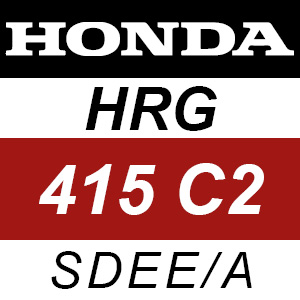 Honda HRG415C2 (IZY) - SDEE-A Rotary Mower Parts