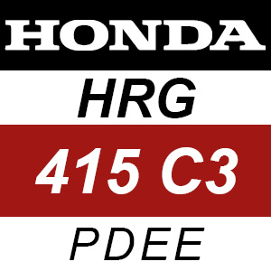Honda HRG415C3 (IZY) - PDEE Rotary Mower Parts