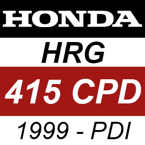 Honda HRG415CPD (1999) - PDI Rotary Mower Parts