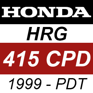 Honda HRG415CPD (1999) - PDT Rotary Mower Parts
