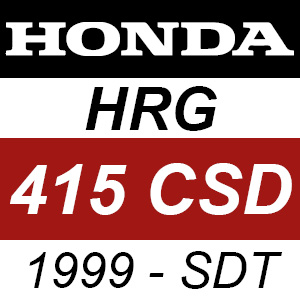 Honda HRG415CSD (1999) - SDT Rotary Mower Parts
