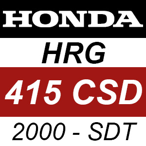 Honda HRG415CSD (2000) - SDT Rotary Mower Parts