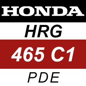 Honda HRG465C1 - PDE Rotary Mower Parts