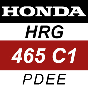 Honda HRG465C1 - PDEE Rotary Mower Parts