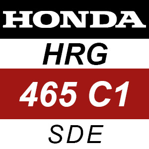 Honda HRG465C1 - SDE Rotary Mower Parts