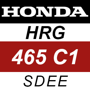 Honda HRG465C1 - SDEE Rotary Mower Parts