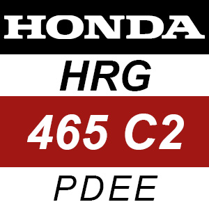 Honda HRG465C2 - PDEE Rotary Mower Parts