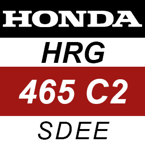 Honda HRG465C2 - SDEE Rotary Mower Parts