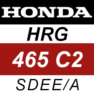Honda HRG465C2 - SDEE-A Rotary Mower Parts