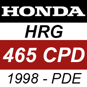 Honda HRG465CPD (1998) - PDE Rotary Mower Parts