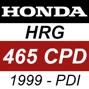 Honda HRG465CPD (1999) - PDI Rotary Mower Parts