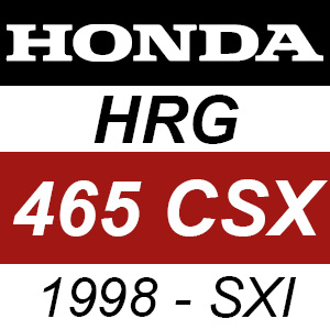 Honda HRG465CSX (1998) - SXI Rotary Mower Parts