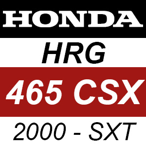 Honda HRG465CSX (2000) - SXT Rotary Mower Parts