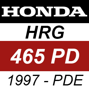 Honda HRG465PD (1997) - PDE Rotary Mower Parts