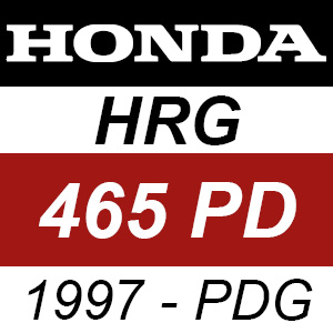 Honda HRG465PD (1997) - PDG Rotary Mower Parts