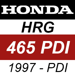Honda HRG465PDI (1997) - PDI Rotary Mower Parts