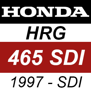 Honda HRG465SDI (1997) - SDI Rotary Mower Parts