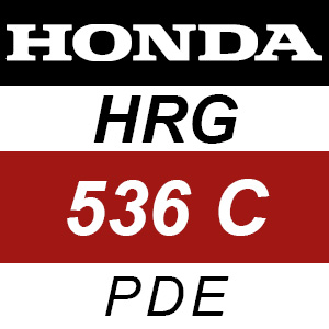 Honda HRG536C - PDE Rotary Mower Parts