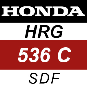 Honda HRG536C - SDF Rotary Mower Parts