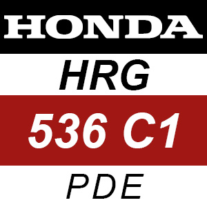 Honda HRG536C1 - PDE Rotary Mower Parts
