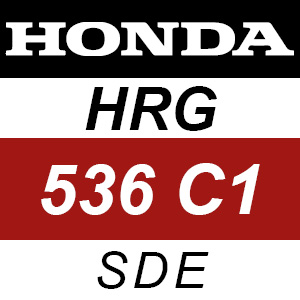 Honda HRG536C1 - SDE Rotary Mower Parts