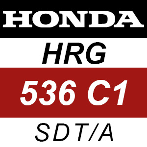 Honda HRG536C1 - SDT-A Rotary Mower Parts