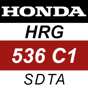 Honda HRG536C1 - SDTA Rotary Mower Parts