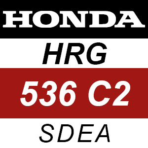Honda HRG536C2 - SDEA Rotary Mower Parts