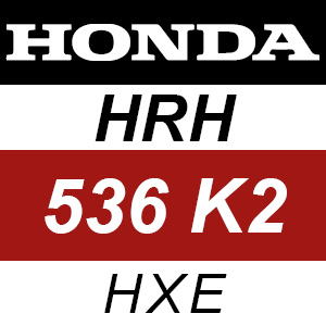Honda HRH536K2 - HXE Rotary Mower Parts
