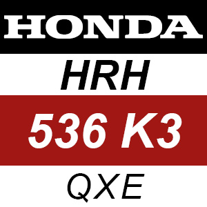 Honda HRH536K3 - QXE Rotary Mower Parts