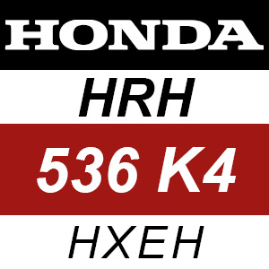 Honda HRH536K4 - HXEH Rotary Mower Parts