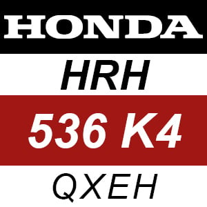 Honda HRH536K4 - QXEH Rotary Mower Parts
