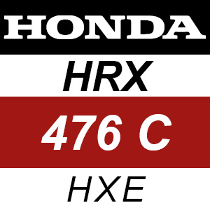 Honda HRX476C - HXE Rotary Mower Parts