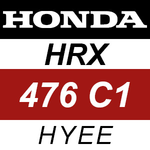 Honda HRX476C1 - HYEE Rotary Mower Parts
