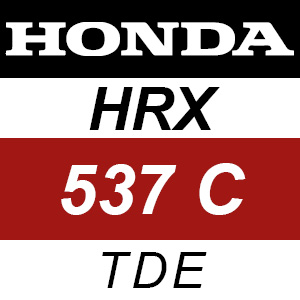 Honda HRX537C - TDE Rotary Mower Parts