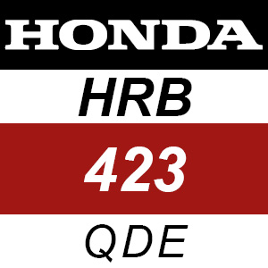 Honda HRB423 - QDE Rotary Mower Parts