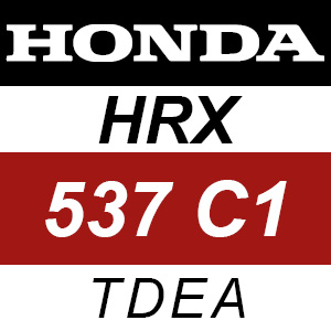 Honda HRX537C1 - TDEA Rotary Mower Parts