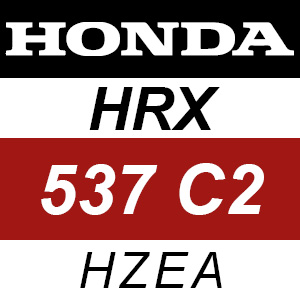 Honda HRX537C2 - HZEA Rotary Mower Parts